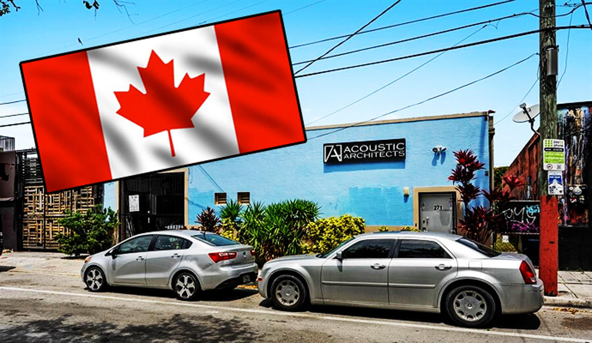 271 Northwest 23rd Street in Wynwood, Canadian flag