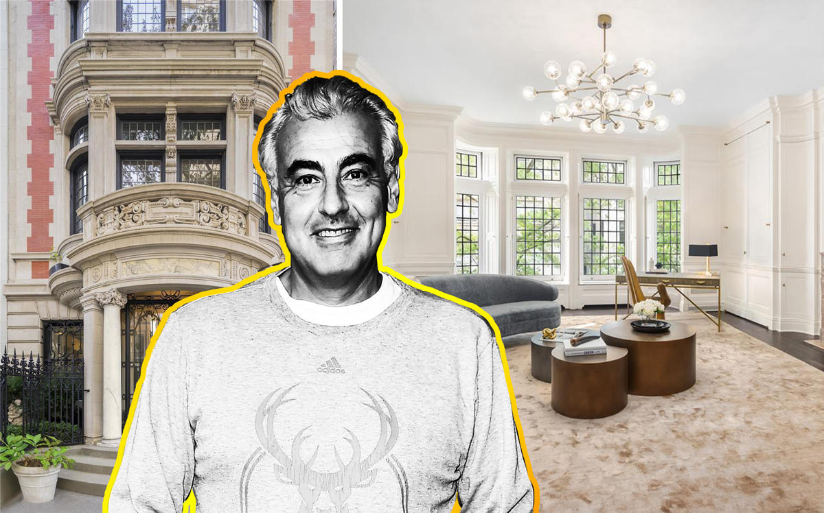 Marc Lasry and 4 East 74th Street (Credit: Getty Images)