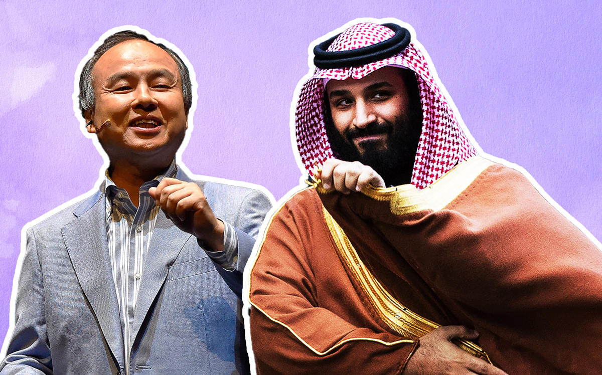 Masayoshi Son and Mohammed bin Salman (Credit: Getty Images)