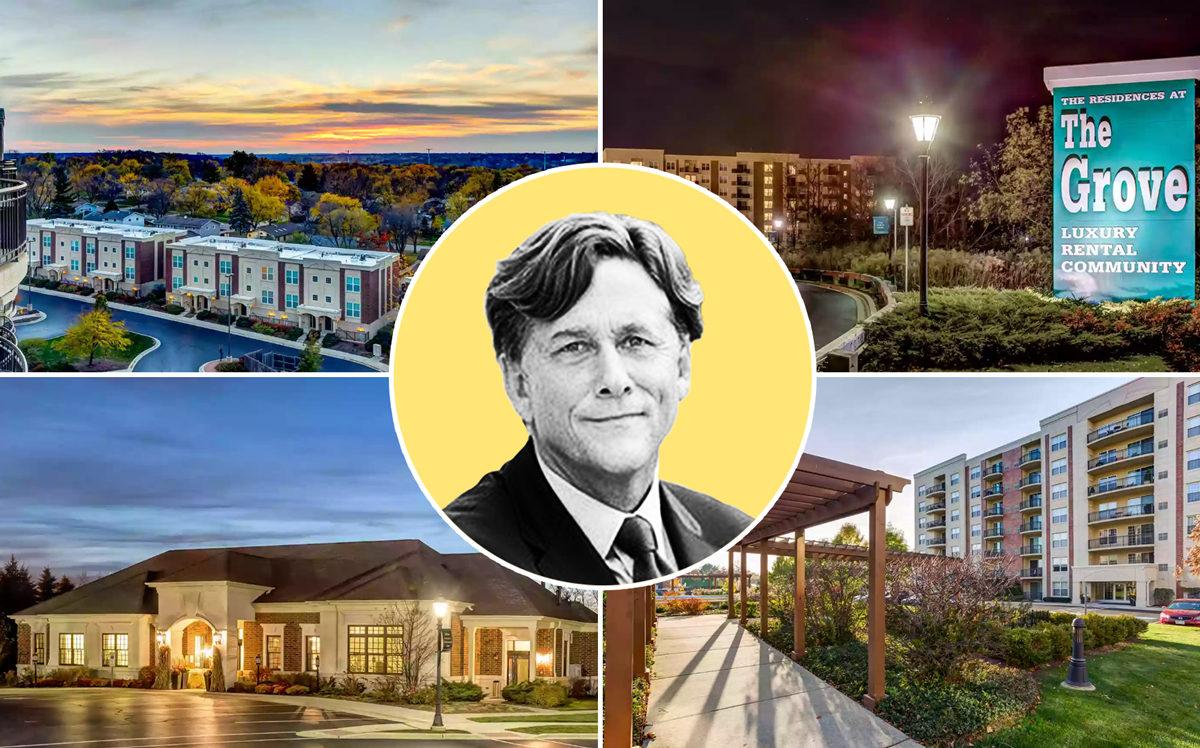 FPA Multifamily's Gregory A. Fowler and Residences at the Grove at 2845 Easton Street (Credit: Apartment Guide and FPA Multifamily)