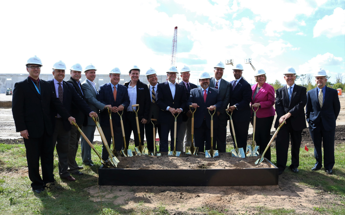Groundbreaking for new industrial sites at DuPage Business Center (Credit: (DuPage Airport Authority via PRNewsfoto)