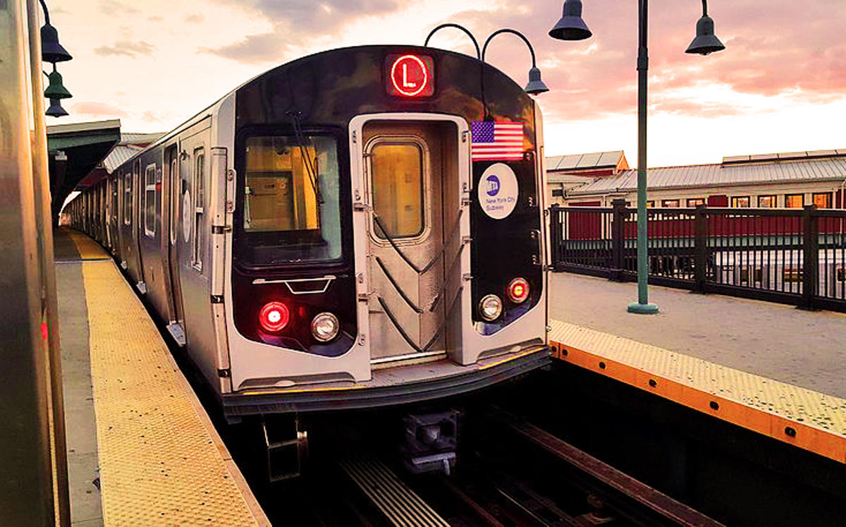 The L Train at Broadway Junction in Brooklyn (Credit: Wikipedia)