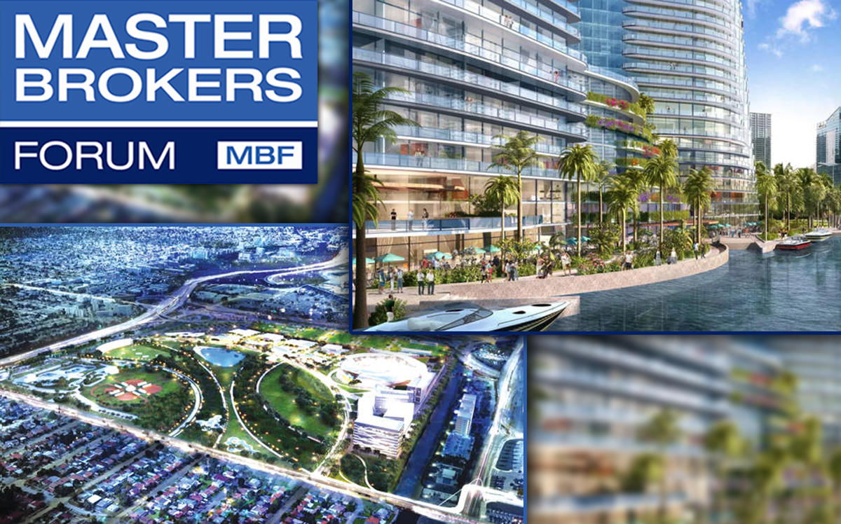 Renderings of the Miami Freedom Park soccer complex and the Miami Beach Convention Center Hotel