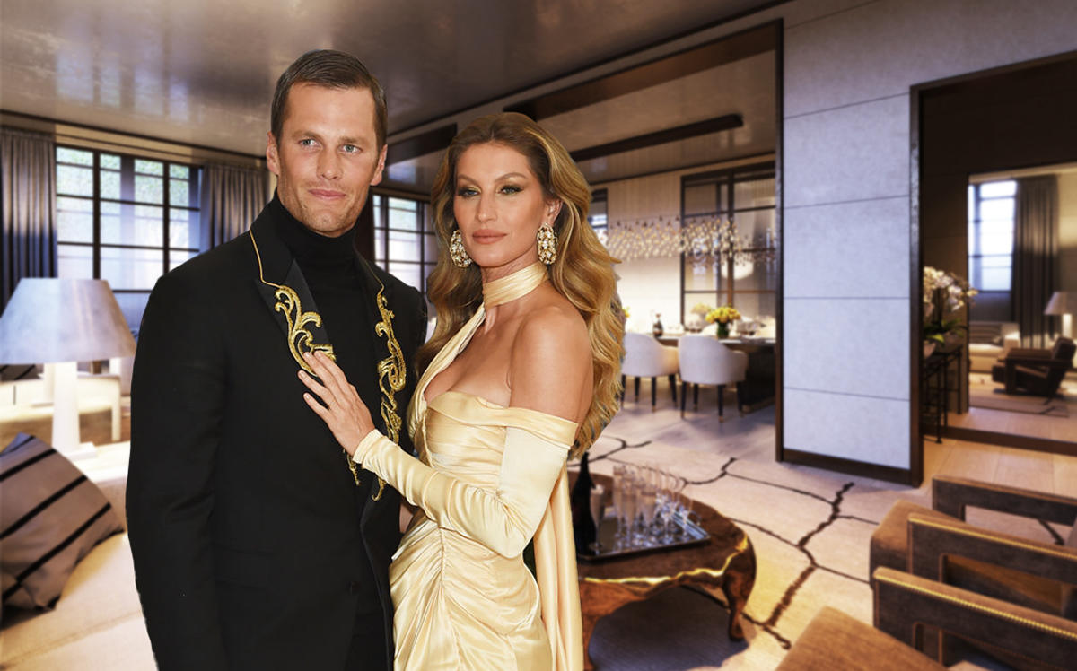 Unit 12N at 70 Vestry Street with Tom Brady and Gisele Bundchen (Credit: Getty Images)
