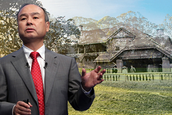 From left: Masayoshi Son, Green Gables (Credit Getty Images, The Gamble House, USC; overlay Pixabay)