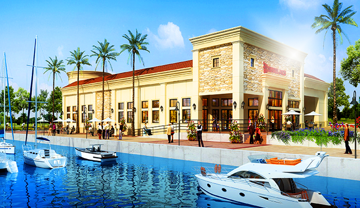 A rendering of a Trader Joe's-like market at Pier 44 by GWP
