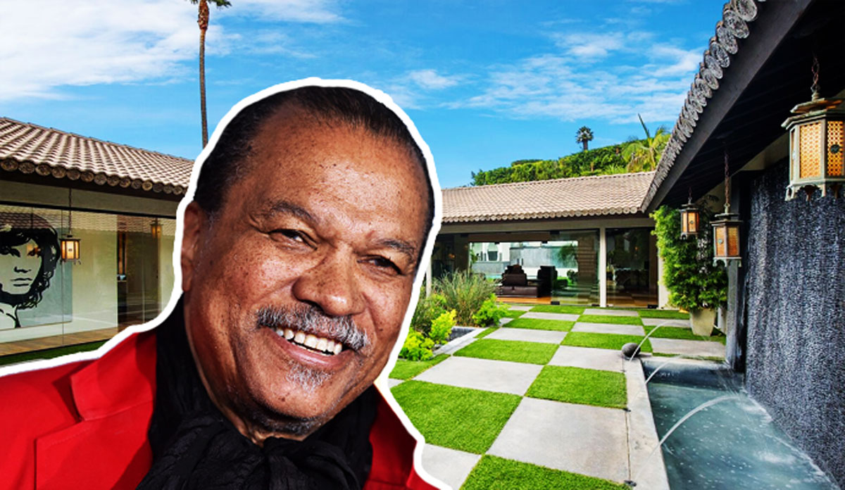 Billy Dee Williams and the home (Credit: Getty Images)