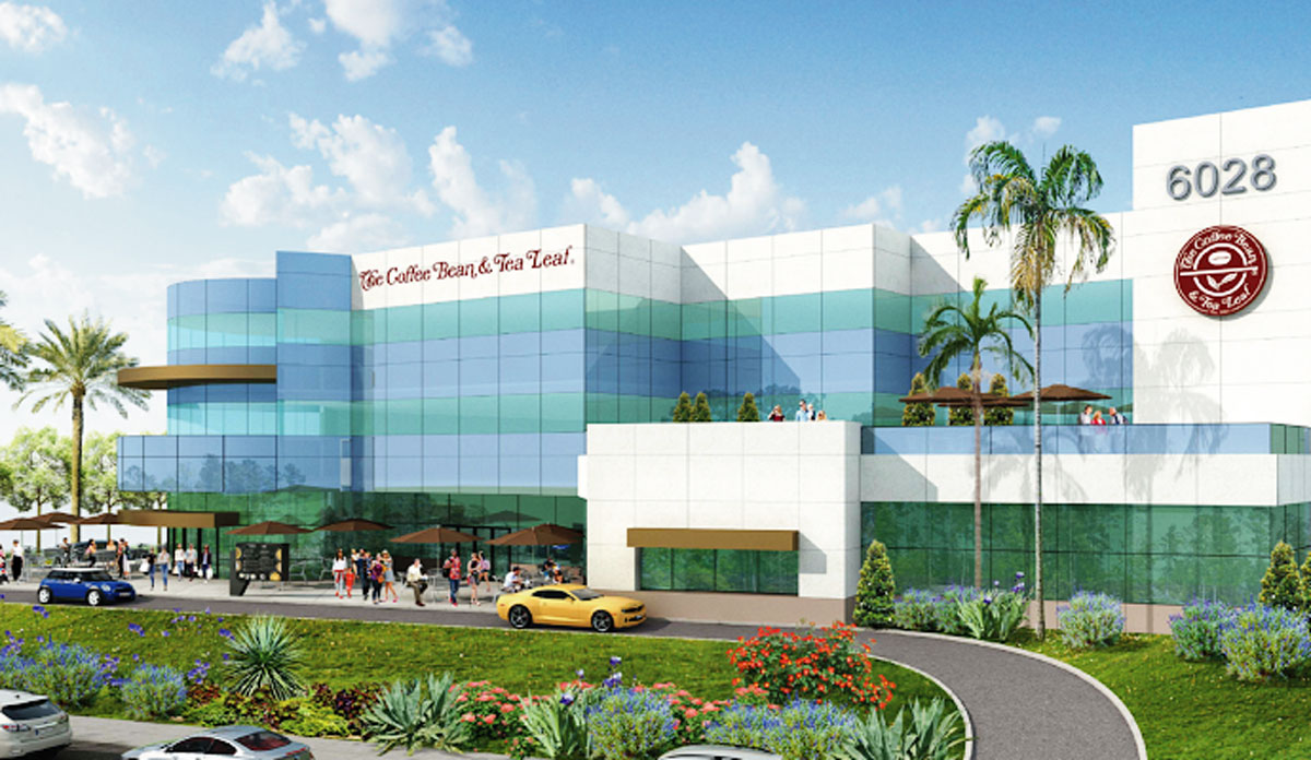 The new Coffee Bean &amp; Tea Leaf headquarters, at nearly 220,000 square feet, is slated for a vacant lot at 6000 W. Jefferson Blvd. (Credit: City of Los Angeles)
