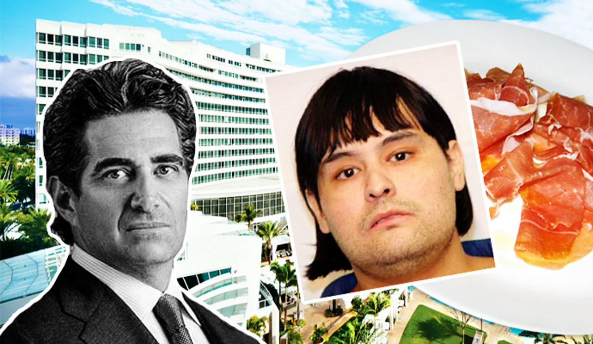 Jeffrey Soffer, Fontainebleau, Anthony Enrique Gignac, and a plate of prosciutto