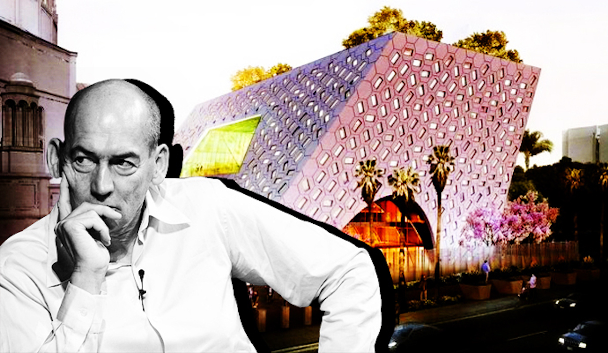 OMA founder and architect Rem Koolhaas and Audrey Irmas Pavilion