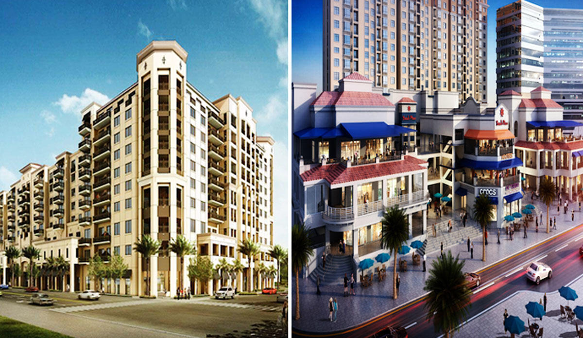 Renderings of Merrick Manor and Gallery at Beach Place