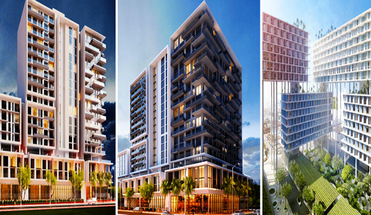 Renderings of the projects