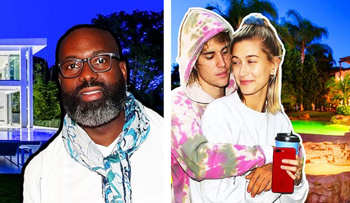 Richelieu Dennis and the home, Justin Bieber and Hailey Baldwin (Credit: Getty Images, Ricky Vigil M/GC Images)