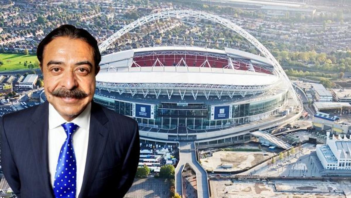 Shahid Khan and Wembley Stadium (Credit: TheTimes.Co.UK)