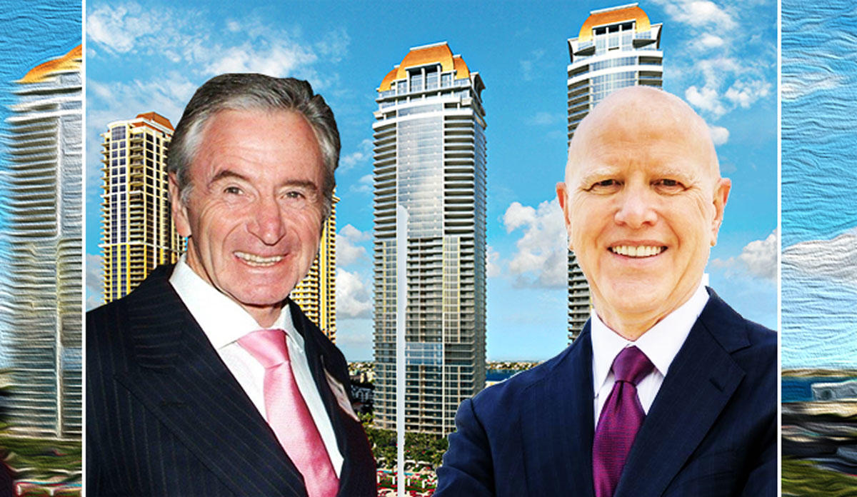 The Estates at Acqualina, Chairman of Bank OZK George Gleason and Jules Trump
