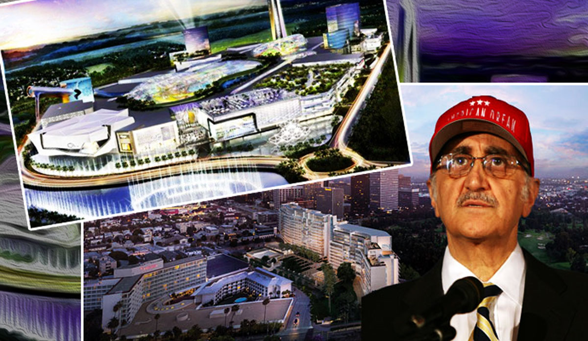 Triple Five Group chairman Nader Ghermezian, the One Beverly Hills project and American Dream Miami, top left