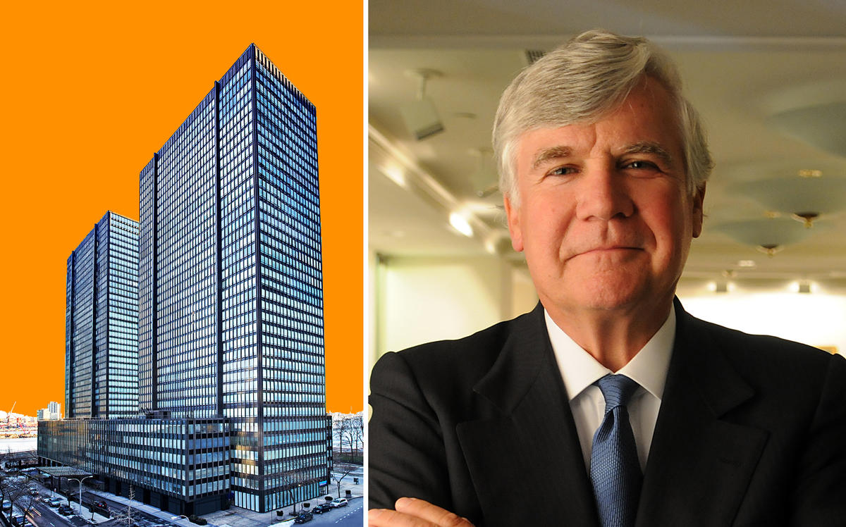 866 United Nations Plaza and Carlyle Group CEO William Conway Jr. (Credit: Getty Images)