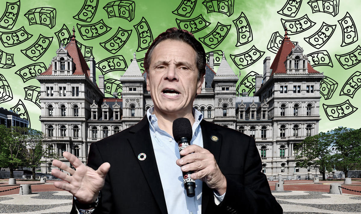 New York State Capitol in Albany and Governor Andrew Cuomo (Credit: Getty Images and Wikipedia)