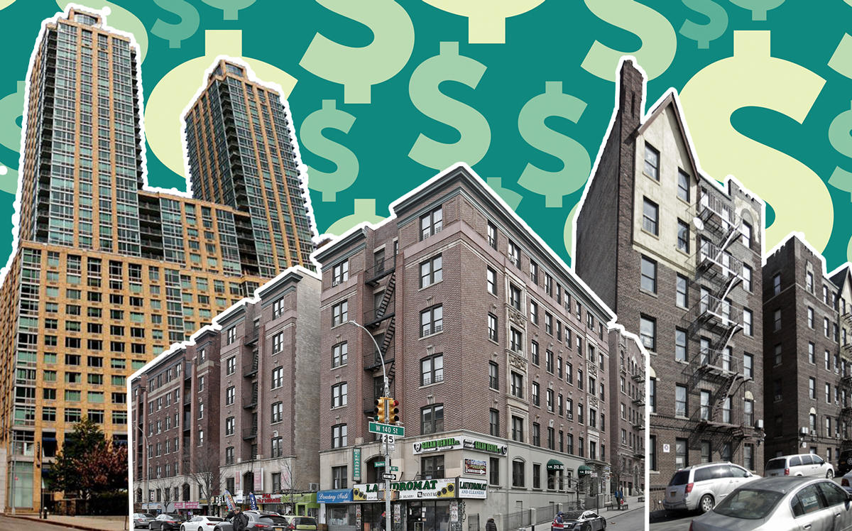 From left: 101 West End Avenue, 3440 Broadway and 711 East 231st Street (Credit: iStock)