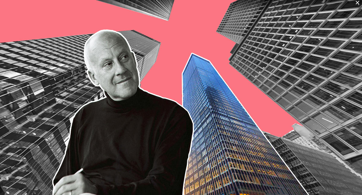 Norman Foster and 270 Park Avenue (Credit: Norman Foster Foundation and Google Maps)