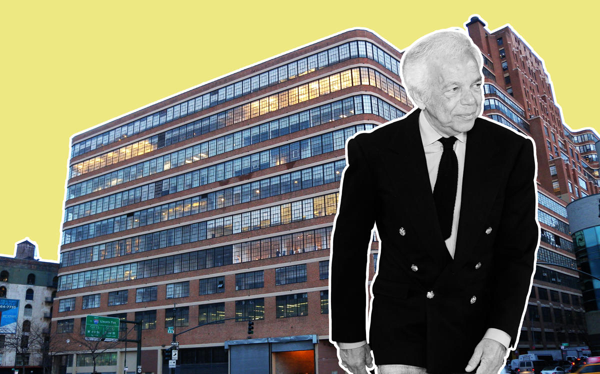 Ralph Lauren and the Starrett-Lehigh Building at 601 West 26th Street (Credit: Getty Images and Wikipedia)