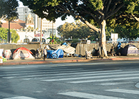 Homelessness spikes in LA despite booming economy