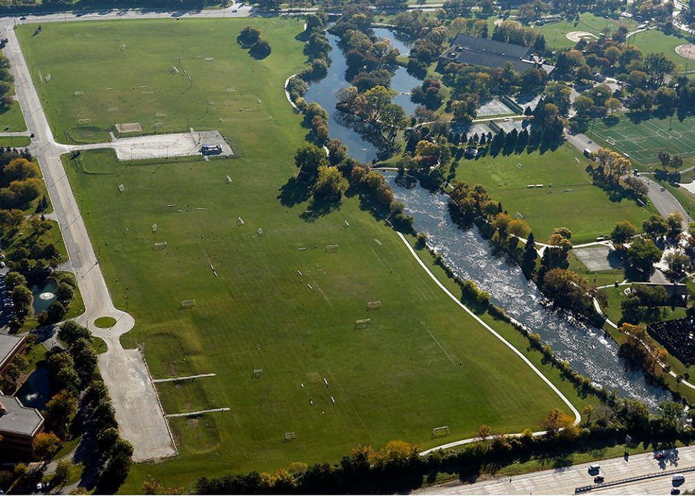 he 34-acre field the Oak Brook Park District has proposed to buy from McDonald’s