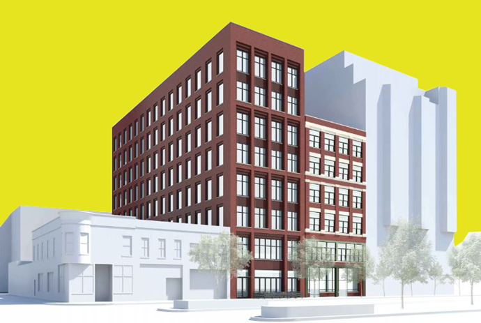 A rendering of 730 West Randolph Street (Credit: Neighbors of West Loop)