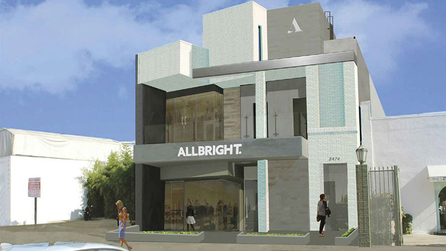 A rendering of AllBright West Hollywood