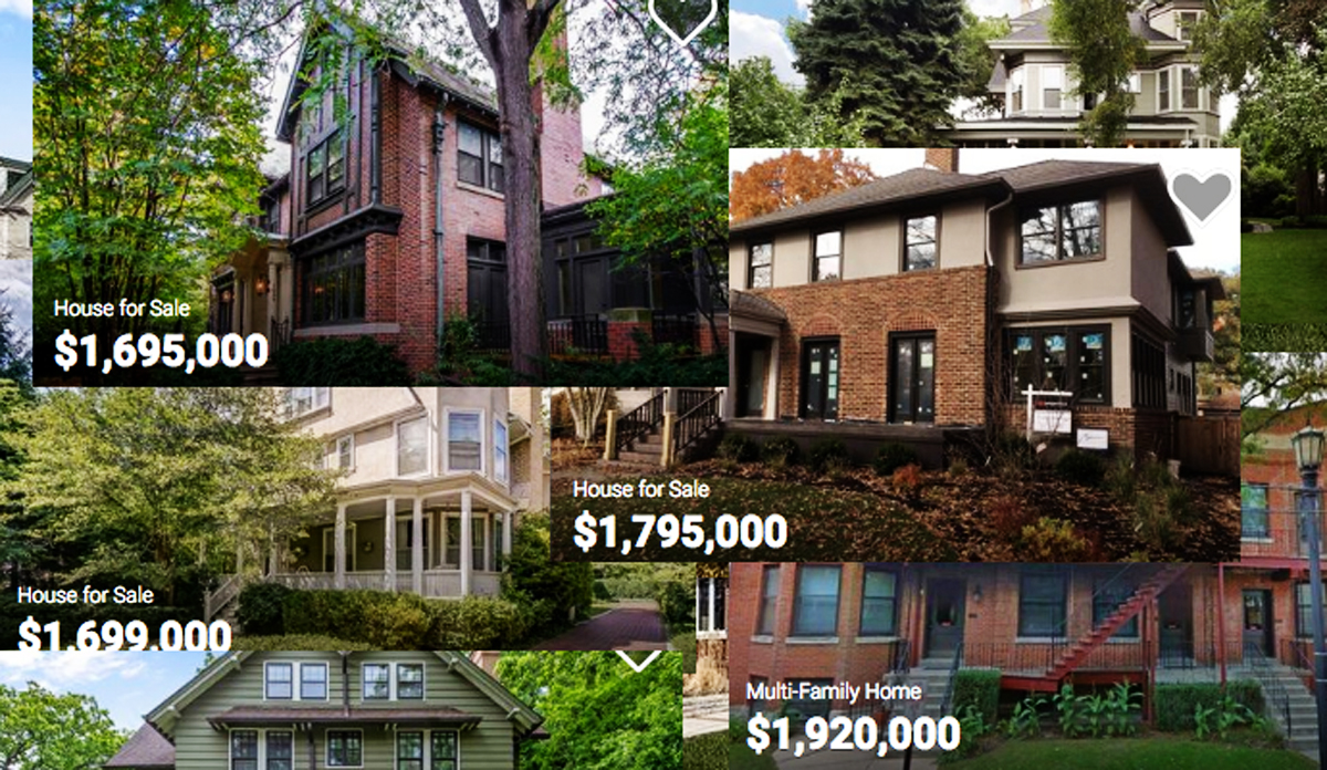 Evanston properties listed for $1.5 million or more