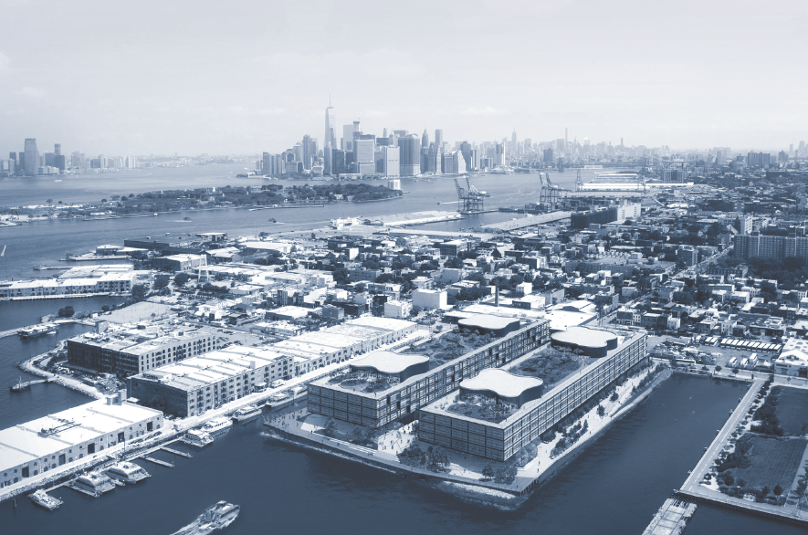 A rendering of Thor Equities’ Red Hook Point at 280 Richards Street