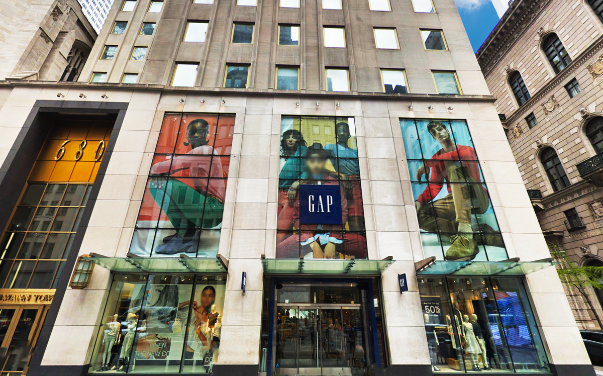 Gap store shop 5th avenue