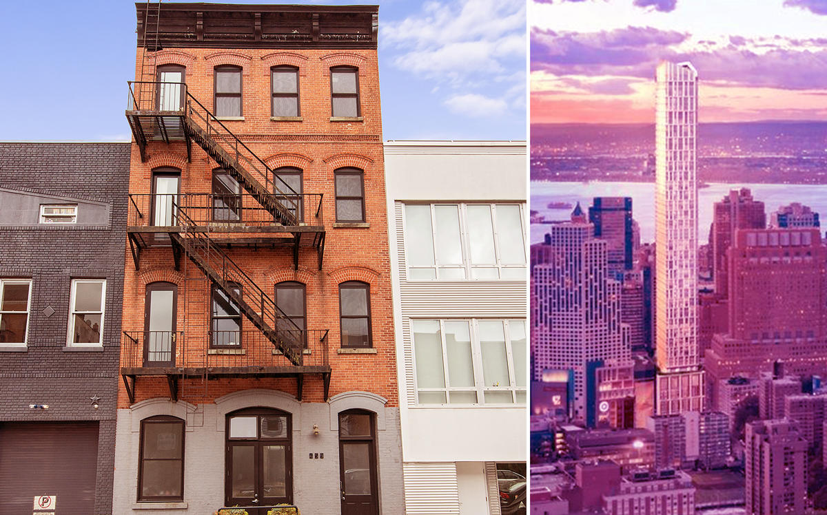 From left: 459 Carroll Street and 138 Willoughby Street in Brooklyn