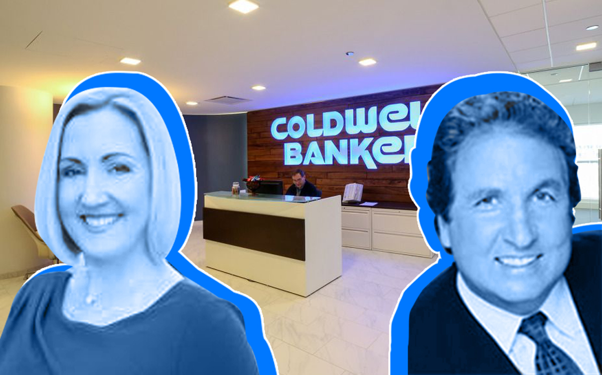 Jamie Duran, Bob Foster and the Coldwell Banker office (Credit: NRT)