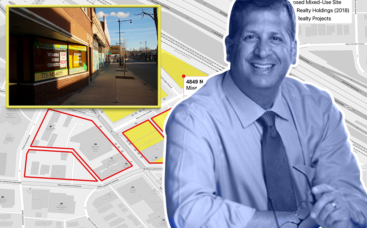 Alderman John Arena (45th) and vacant store fronts
