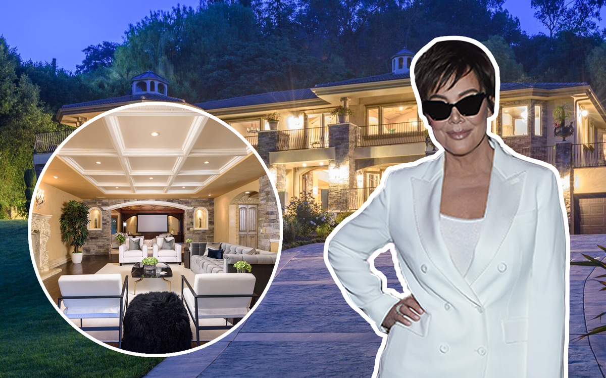 Kris Jenner and her Studio City home.