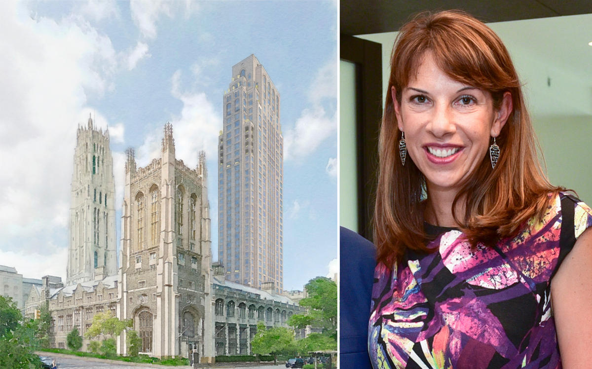 The Union Theological Seminary and Lendlease's Melissa Burch (Credit: Robert A.M. Stern Architects and Getty Images)