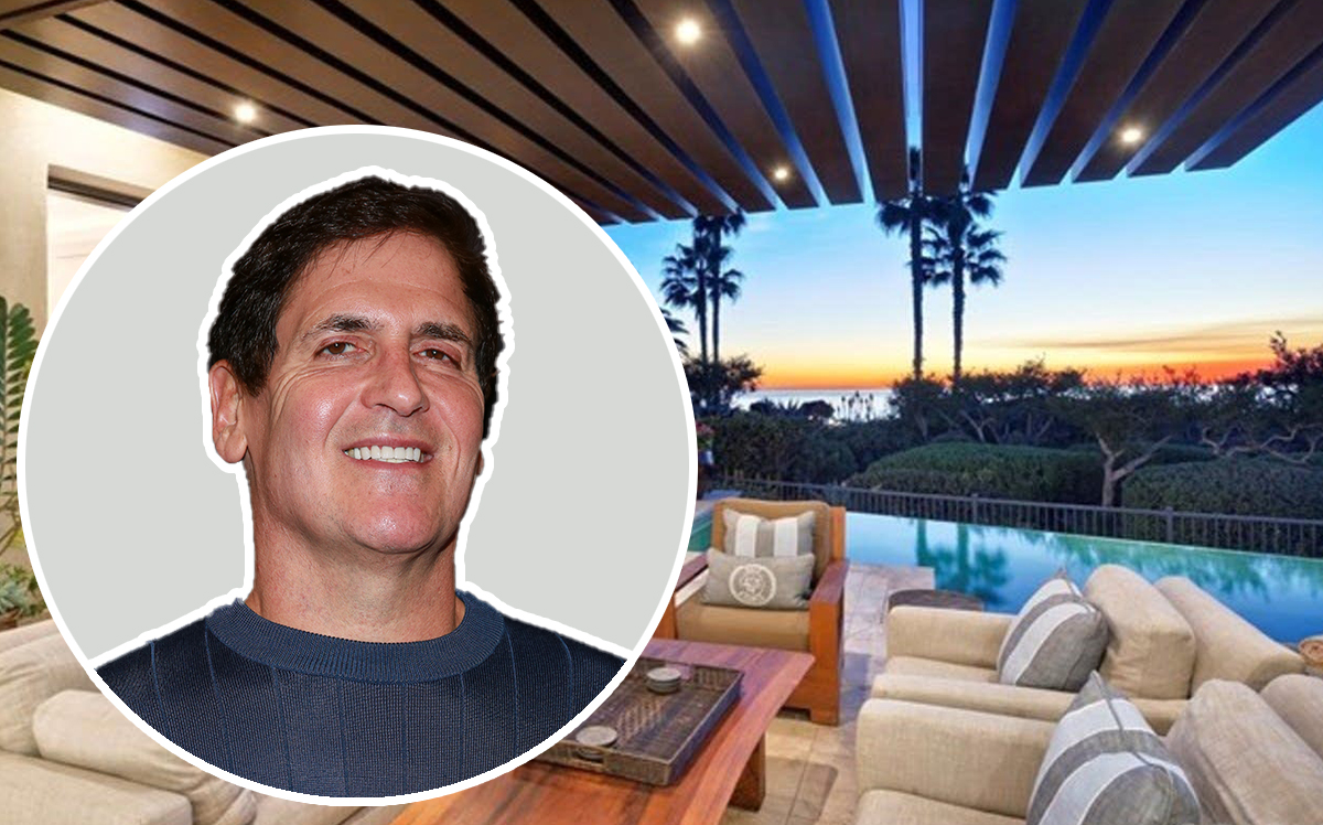 Mark Cuban and his Laguna Beach home (Credit: Getty Images)