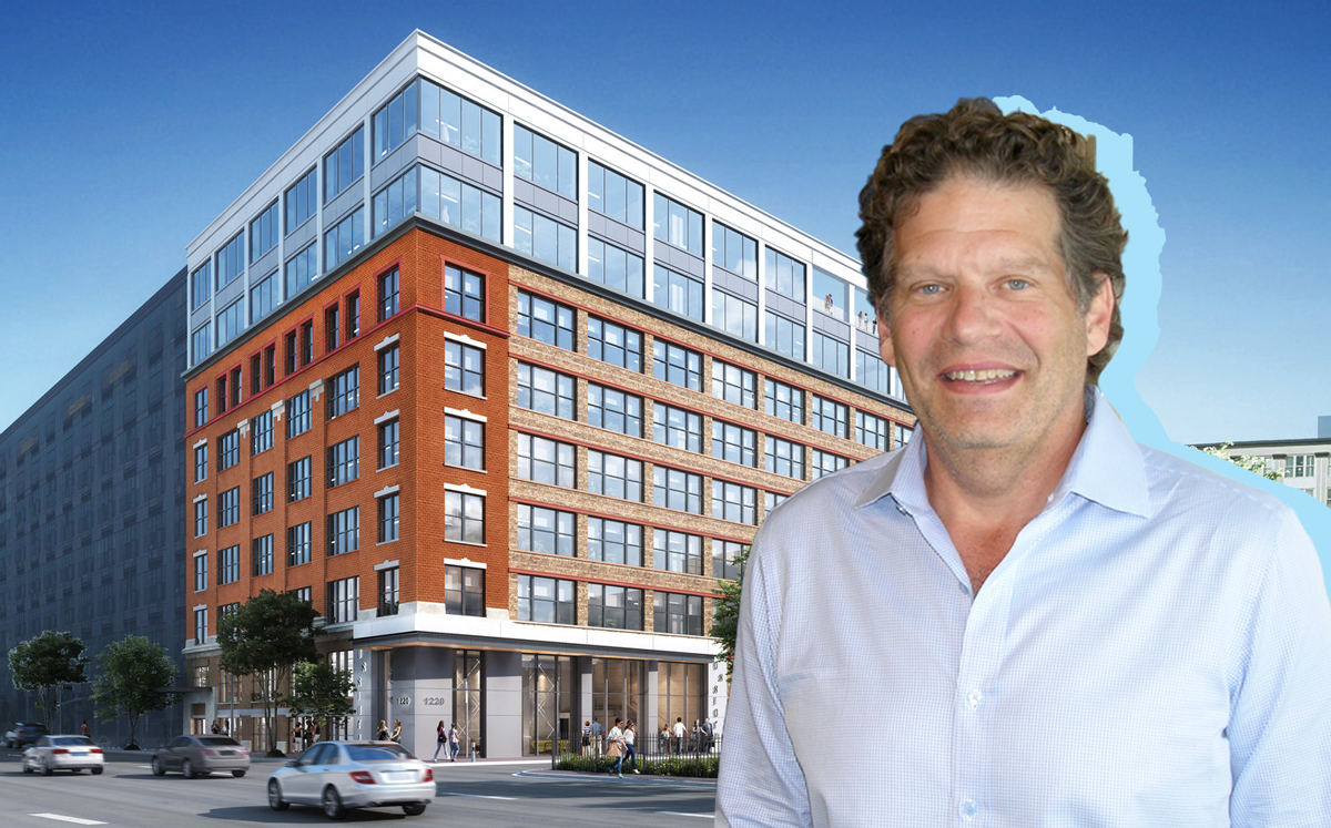 Missner Group CEO Barry Missner and 1220 West Van Buren Street (Credit: The Oxxford and Missner Group)