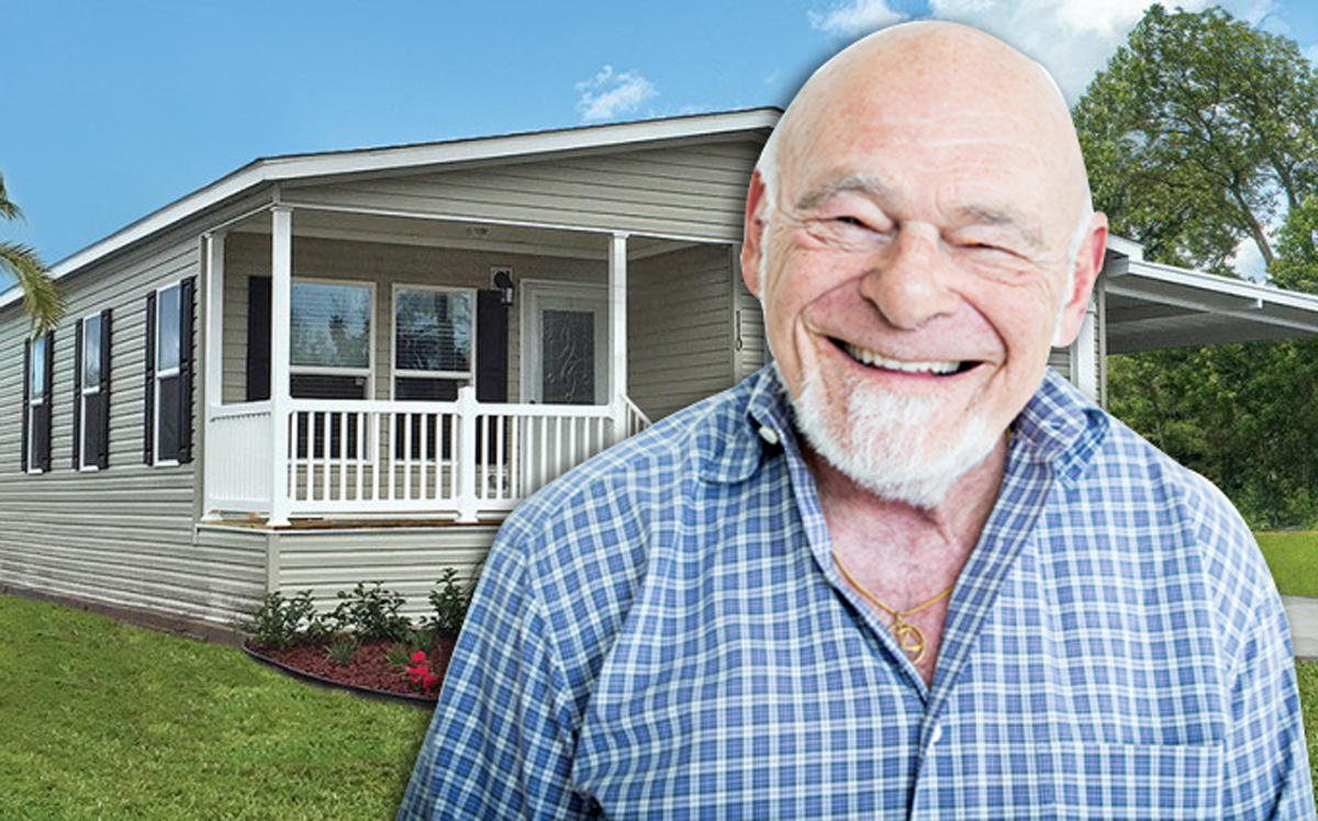 Sam Zell and rendering of a new mobile home