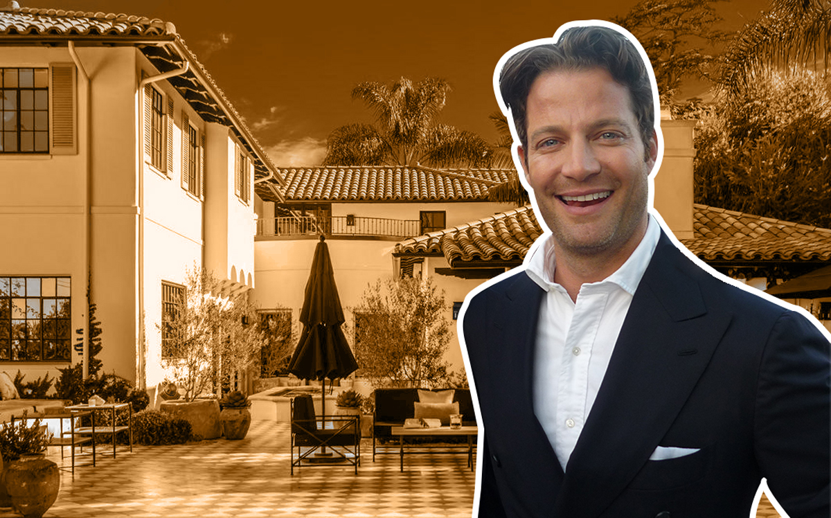 Nate Berkus and the Spanish Colonial revival home in Hancock Park (Credit: Wikipedia and Coldwell Banker)