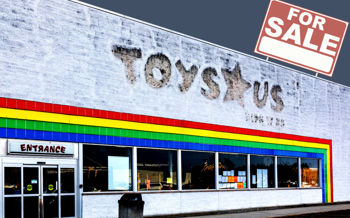 An empty Toys “R” Us store (Credit: iStock)