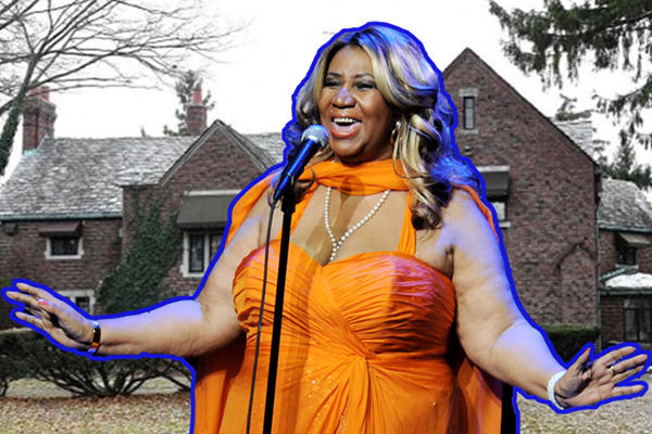 Aretha Franklin (Credit: Getty Images, Realtor.com)