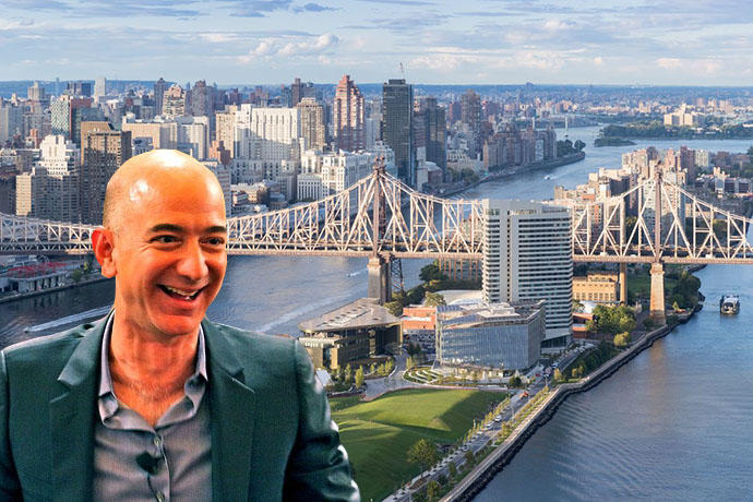 Jeff Bezos and the Cornell Tech campus on Roosevelt Island
