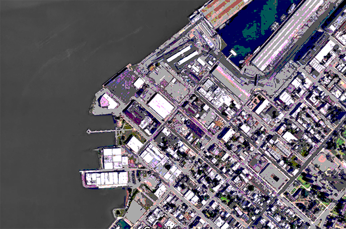 Aerial of waterfront site in Red Hook (Credit: Google Maps)