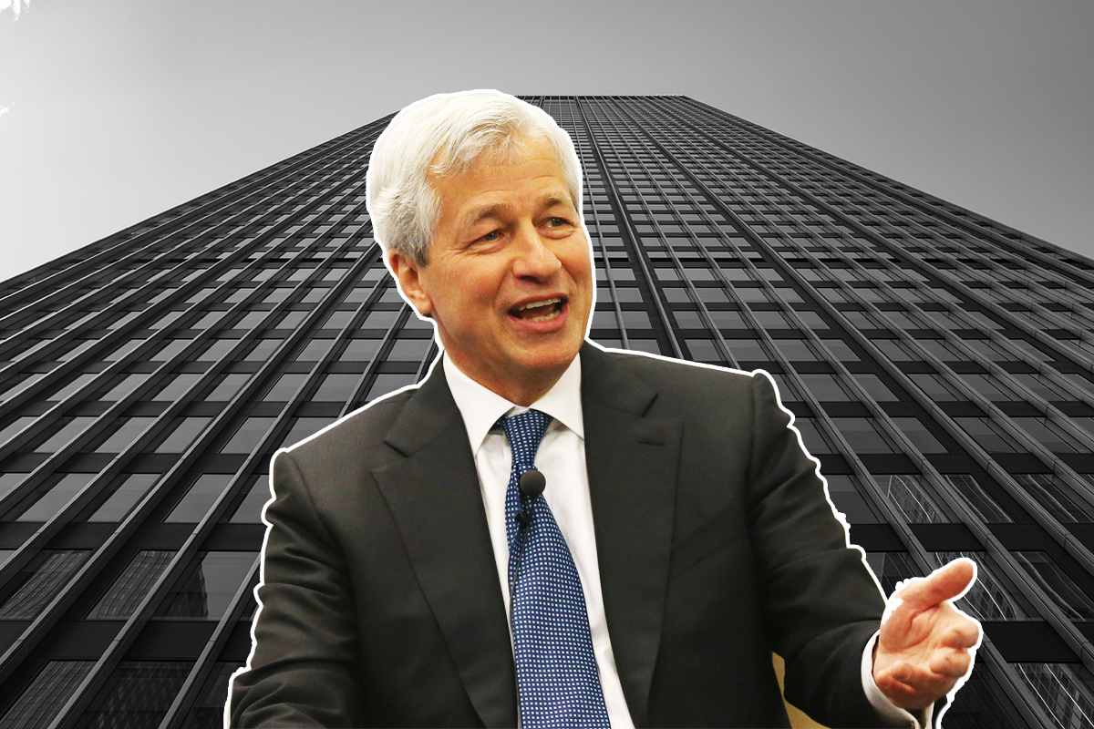 Jamie Dimon and 270 Park Avenue (Credit: Getty Images)