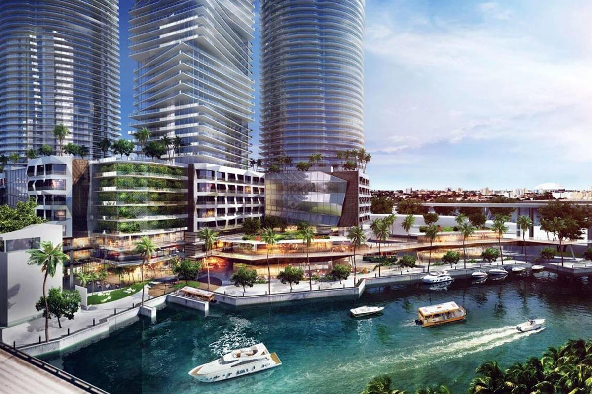 Rendering of the Miami River project
