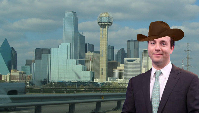Zillow's Spencer Rascoff and the Dallas skyline