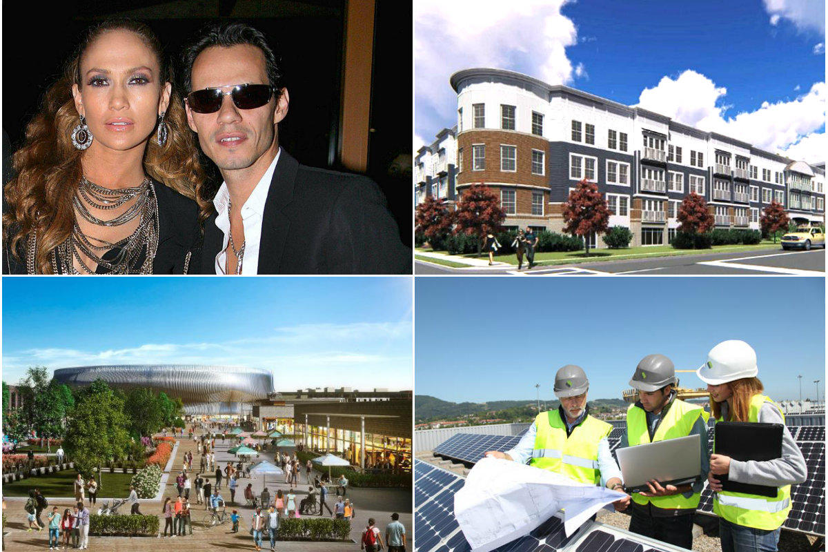 <em>Clockwise from top left: Jennifer Lopez and Marc Anthony's Brookville home to be torn down and replaced, developers seek $28.6M in tax breaks for Lindenhurst apartment complex, Utah solar firm buys 109 acres in Calverton and RXR Realty and BSE Global unveil more Nassau Hub plans.</em>