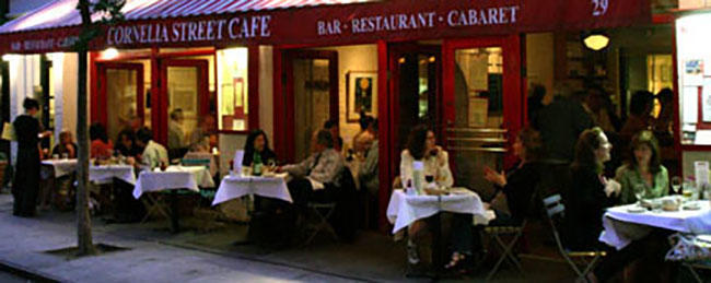 Cornelia Street Cafe in the West Village (credit: Cornelia Street Cafe)